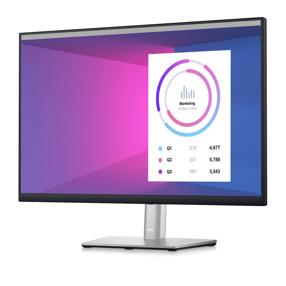 Dell P2423 24-inch FHD+ Business Monitor - 1920x1200 IPS Display with Height Adjustable Stand for Office & Home Workspaces