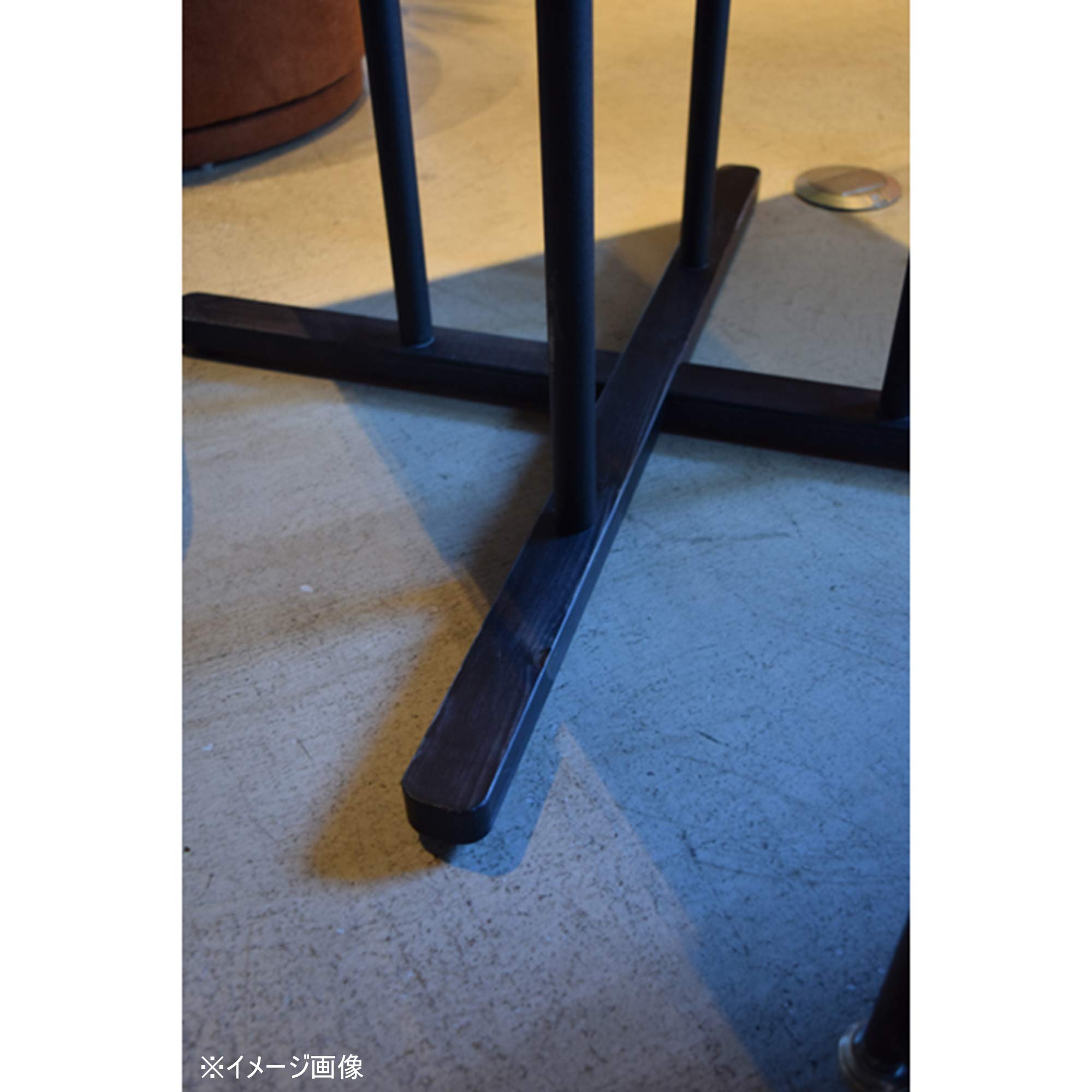 Higashiya AZUMAYA END-226BK Modern Square Cafe Table - 29.5