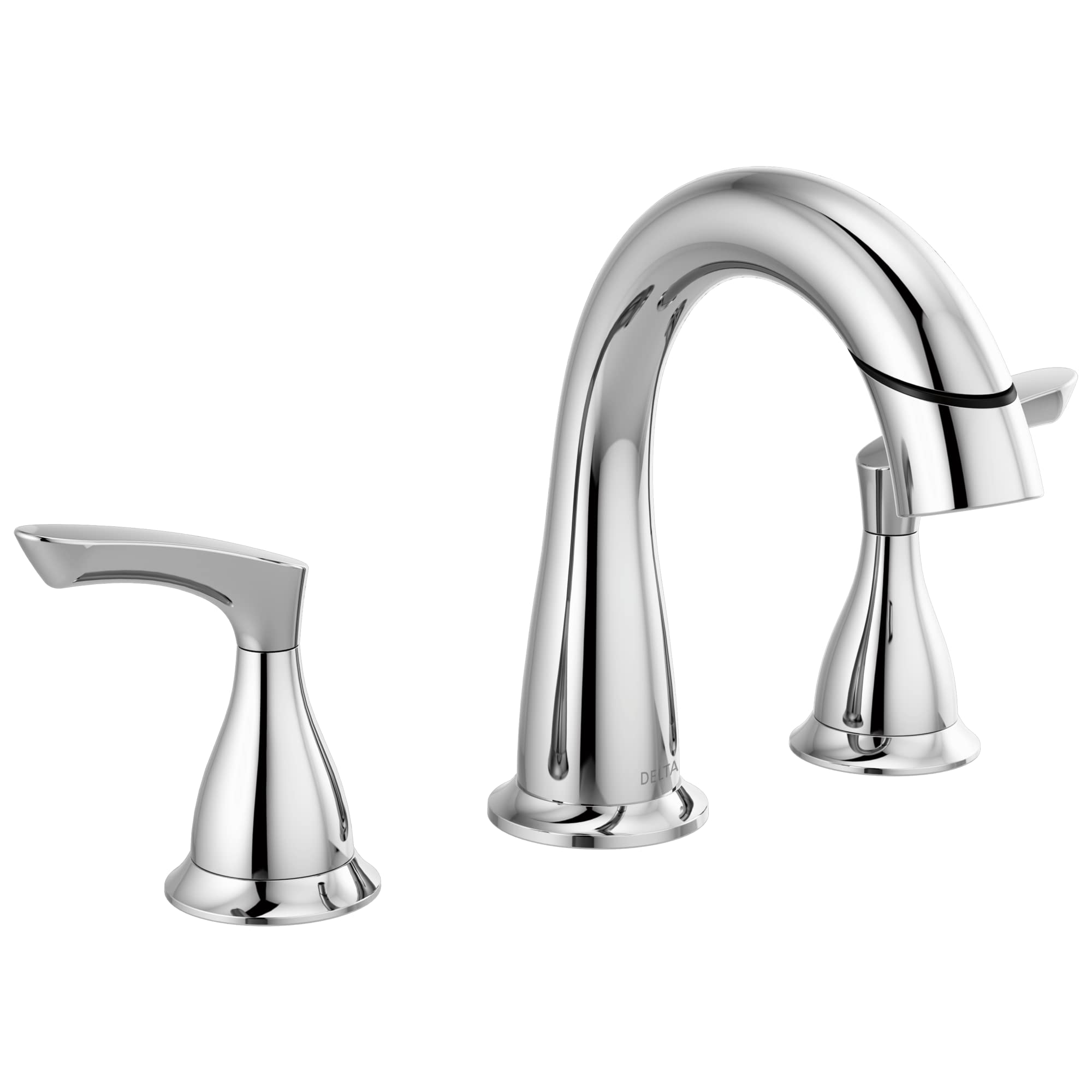 Delta Broadmoor Widespread 3-Hole Bathroom Faucet with Magnetic Docking Pull-Down Sprayer in Chrome - Perfect for Modern Bathroom Sinks and Vanities (Model 35765LF-PD)