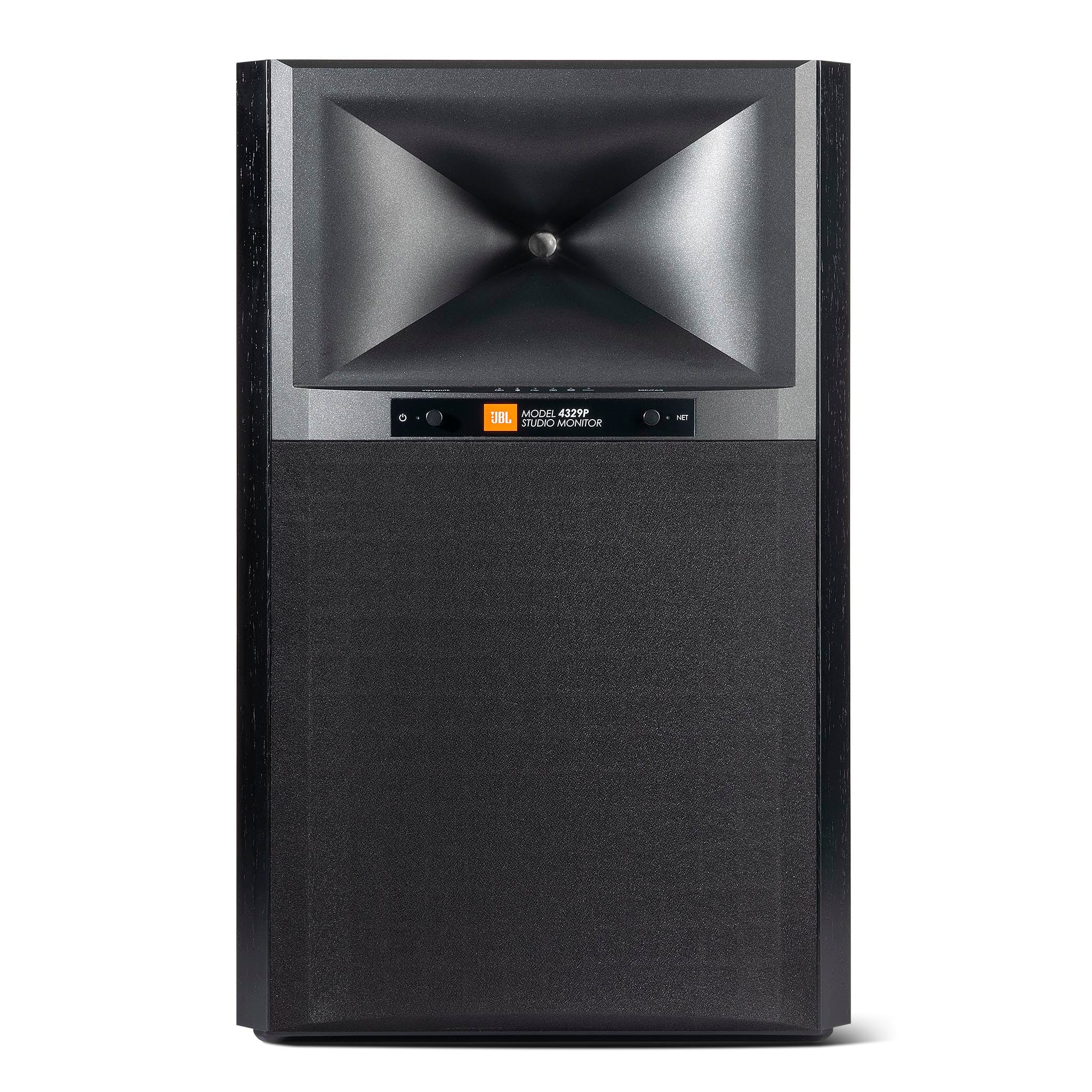 JBL 4329P Studio Monitor Powered Loudspeaker System (Pair) - Professional Studio & Home Audio Speakers for Music Production, DJing & Hi-Fi Listening
