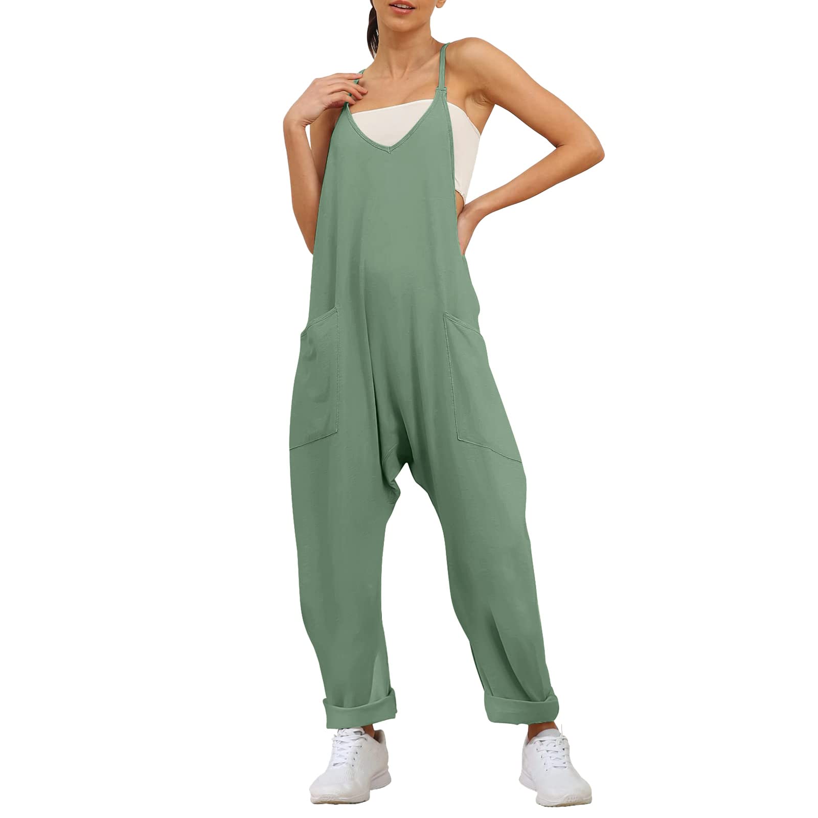 Trendy Women's Jumpsuits & Rompers - Soft Loose Casual Summer Outfits 2023 | Sexy One-Piece Overalls for Vacation, Party & Everyday Wear | Stylish Womens Jumpsuits & Rompers for Summer Fashion