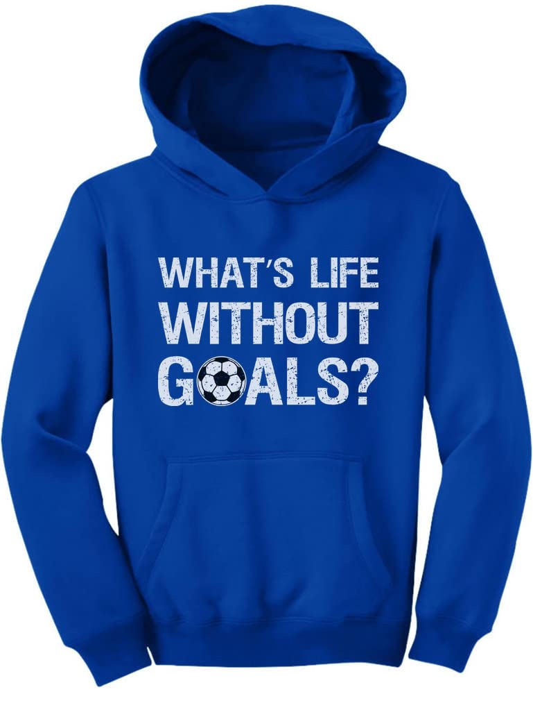 Goals Hoodie for Boys & Girls - Soccer Player Youth Hooded Sweatshirt Gift - Perfect for Sports, School & Casual Wear