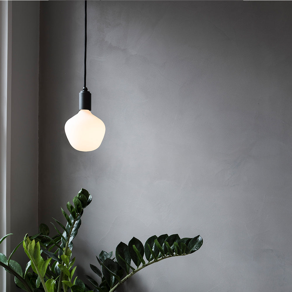 Enno Plug-In Pendant Light Fixture - Modern Graphite Finish for Kitchen Island, Dining Room & Bedroom Lighting