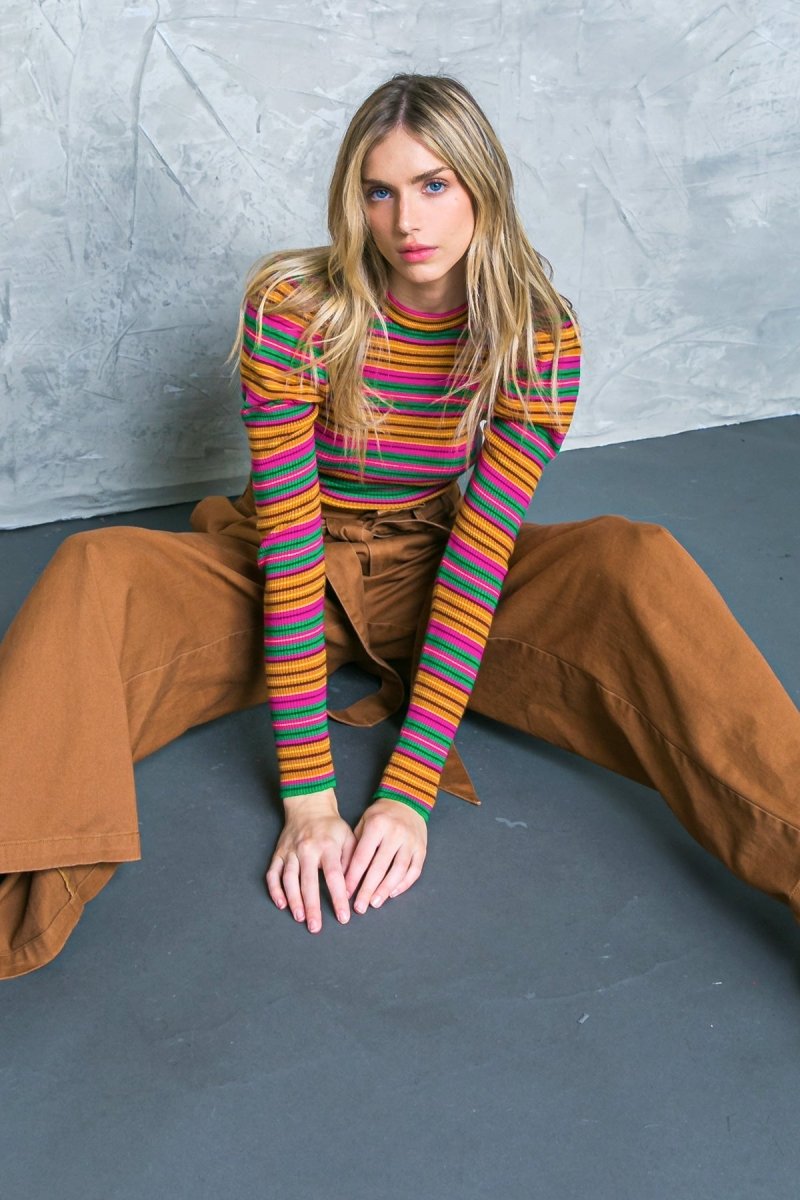 ALWAYS IN MY HEART Sweater Top - Women's Cozy Knit Pullover for Casual Wear & Date Nights