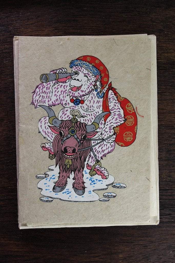 Himalayan Christmas Card Set - 20 Unique Holiday Greeting Cards with Envelopes for Festive Season, Family & Friends | Perfect for Xmas, New Year, Holiday Parties & Gift Exchanges