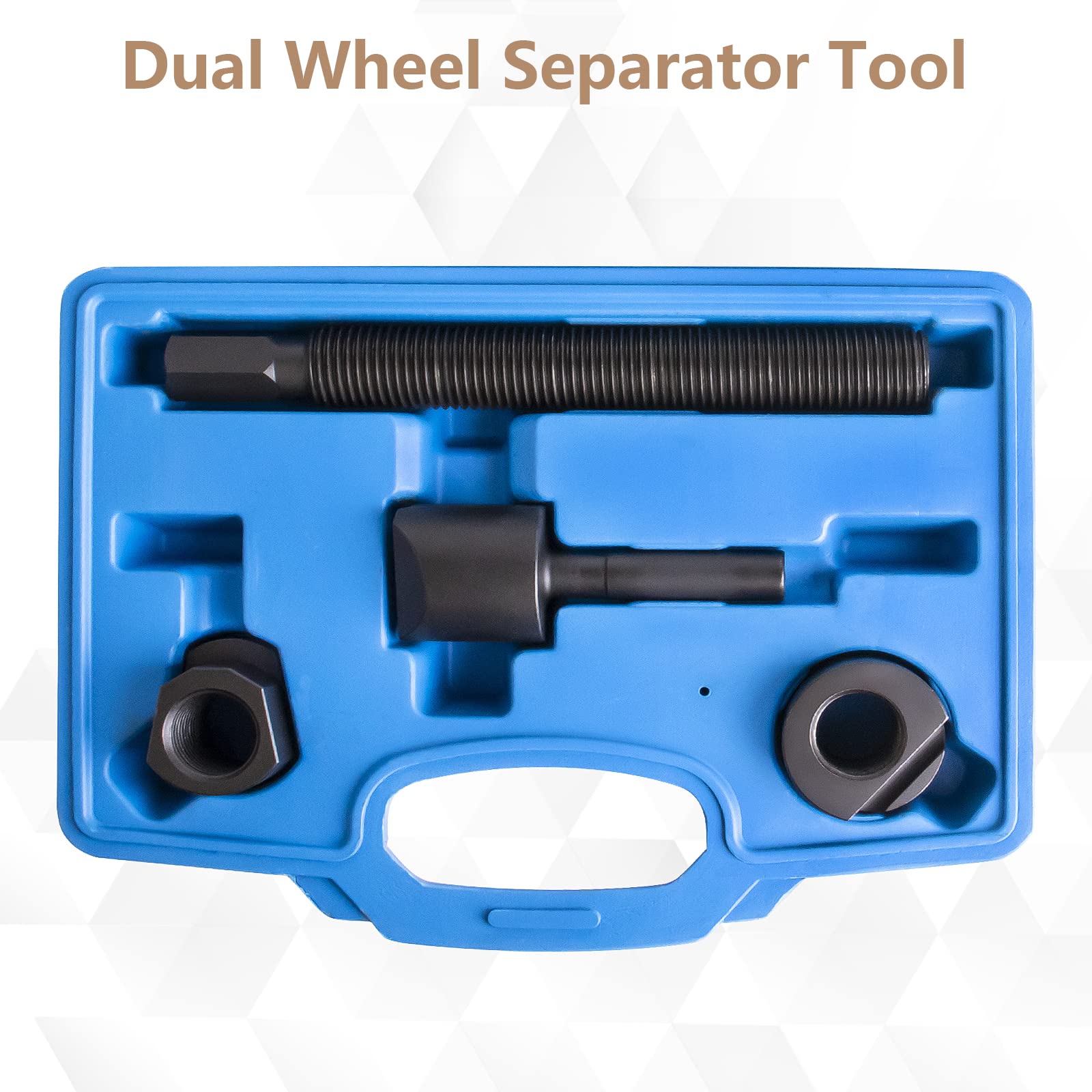 Dual Wheel Separator Tool - Heavy Duty Wheel Hub Removal Tool with 11 Threads for Trucks, Buses, Vans & Trailers | Perfect for Dually Wheel Maintenance & Repair