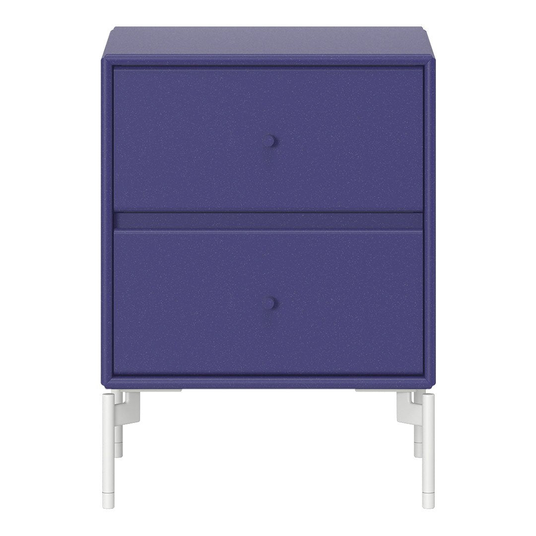 Modern Wooden Drift Bedside Table with Sturdy Legs - Perfect for Bedroom, Living Room, or Office Nightstand