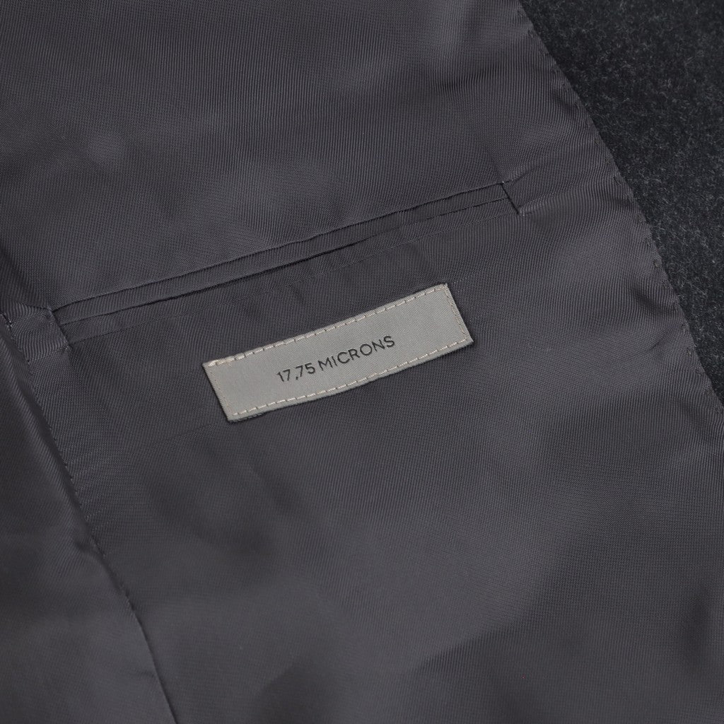 Premium CORNELIANI Flannel Leader Suit in Charcoal - Perfect for Business Meetings, Office Wear & Formal Events