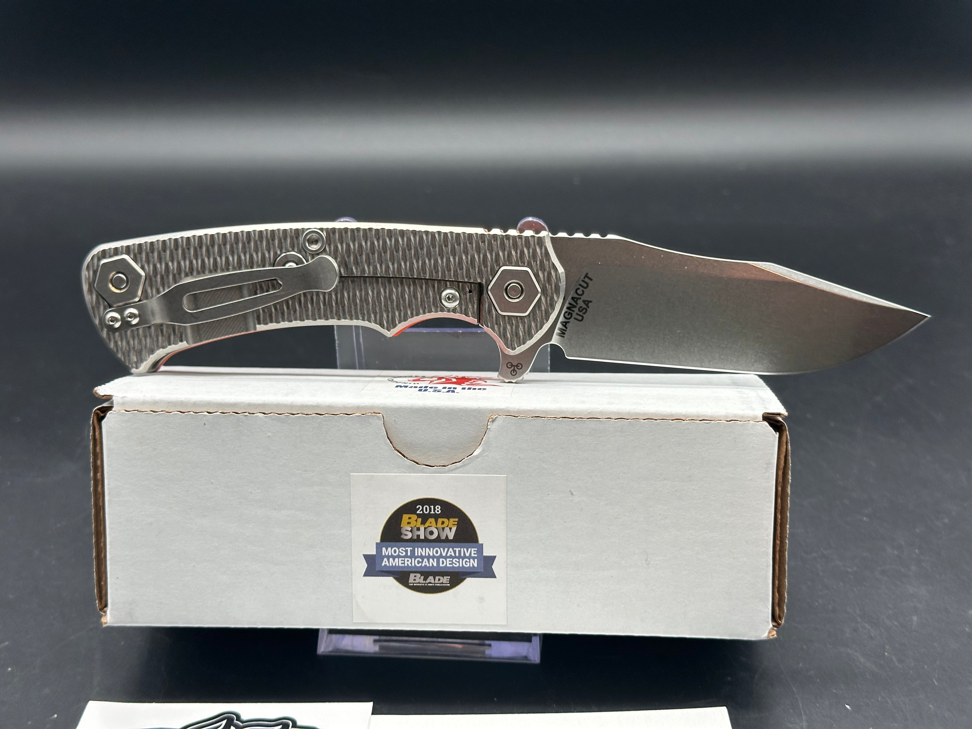 Hinderer Project X Folding Knife - Orange G10 Handle & Magnacut Blade | EDC, Camping, Survival Gear