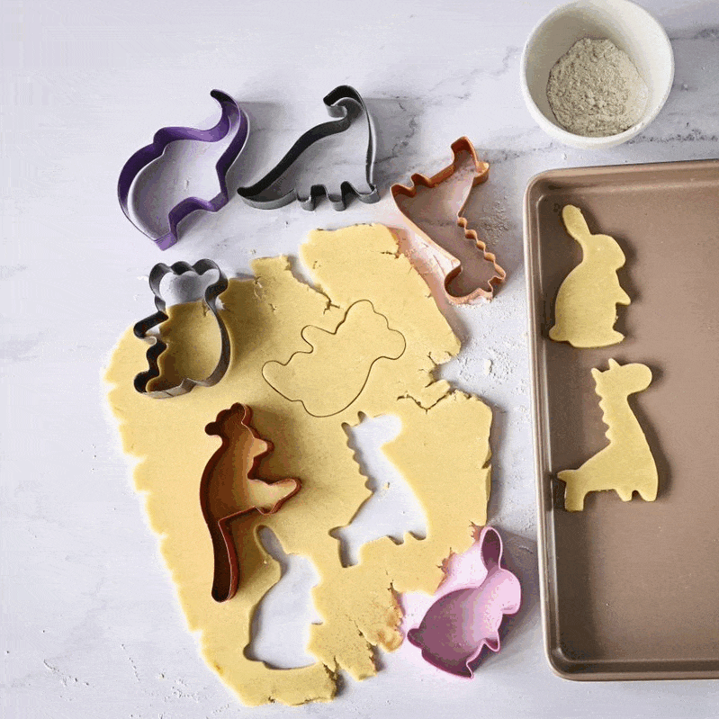 Animal Cookie Cutters Set - Stainless Steel Baking Tools for Kids & Adults - Perfect for Birthday Parties, Christmas Cookies, and DIY Baking Decorations