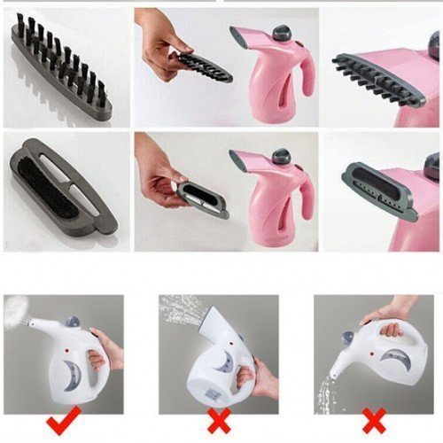 Divik Electric Facial Steamer & Handheld Garment Steamer - Portable Vaporizer for Skin Care, Sinus Relief, Cough & Cold | Perfect for Home Spa, Travel & Wrinkle Removal