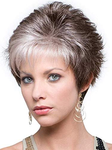 Rene of Paris Zoe Wig - Dark Chocolate Short Pixie Style with Flick Layers, Average Cap for Modern Look | Perfect for Hair Loss, Everyday Wear & Special Occasions