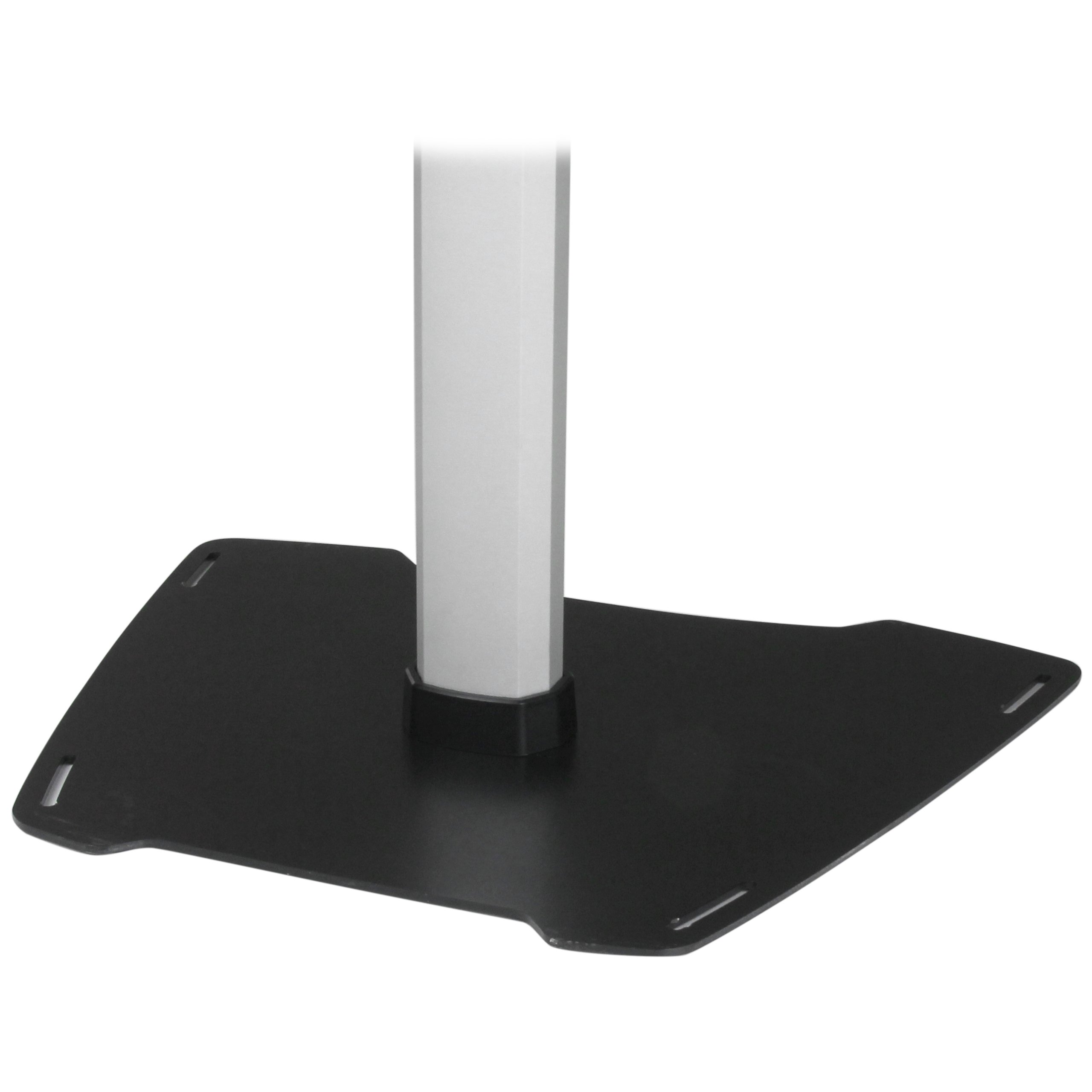 Secure Tablet Floor Stand with Anti-Theft Lock - Heavy Duty Metal Mount for 9.7