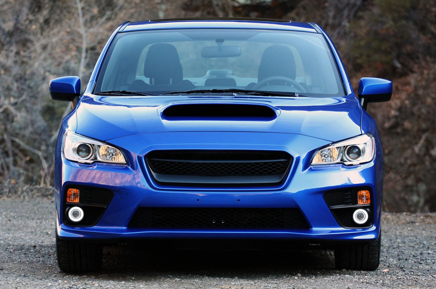 iJDMTOY LED Projector Fog Lights Kit for 2015-2017 Subaru WRX & STi - 40-SMD LED Halo Ring Parking Lights, 2 LED Fog Lamps, Matte Bezel Covers & Relay Harness with Switch - Upgrade Your Night Driving Visibility & Style
