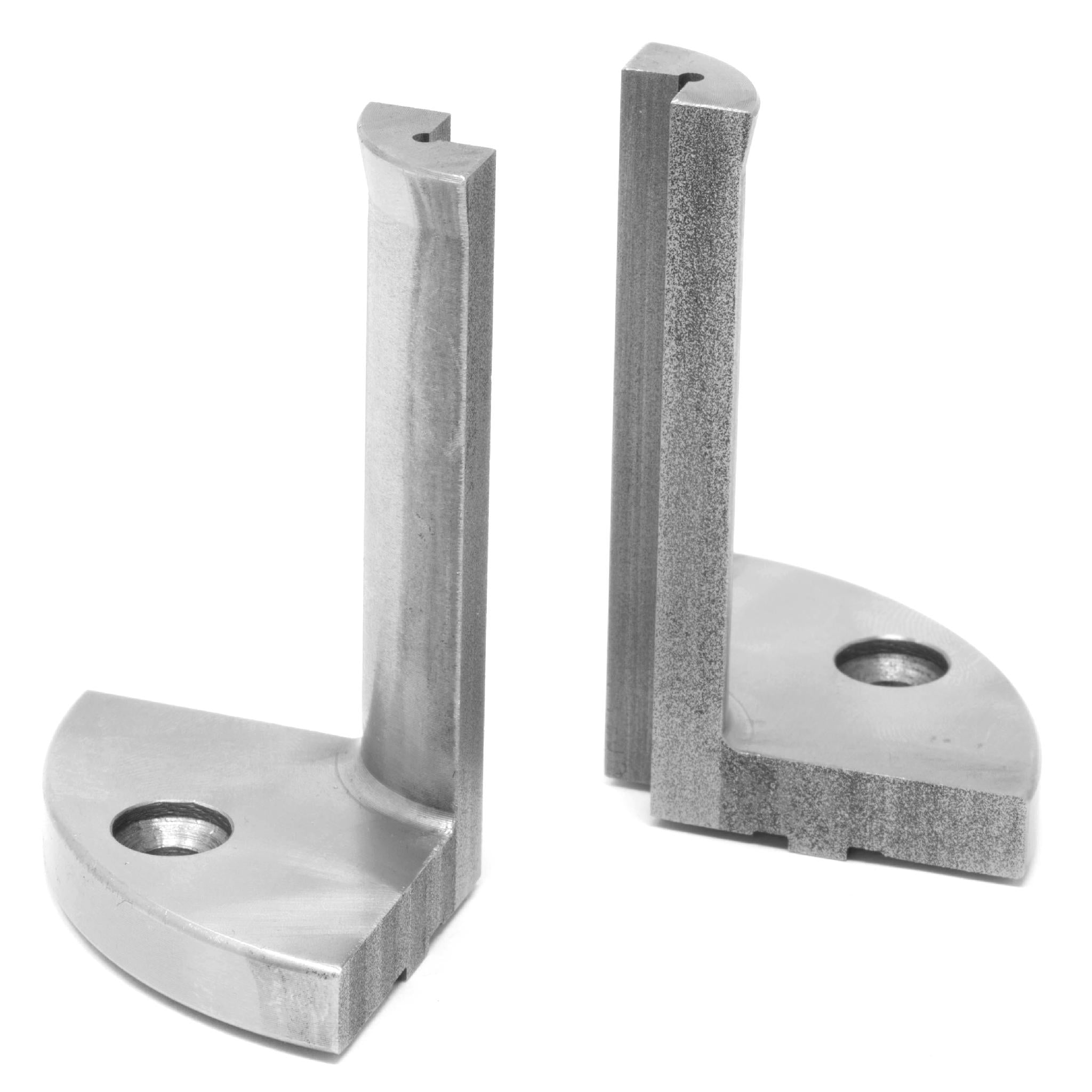 WEN LA434D 2.5 Inch Extended Lathe Chuck Jaws - Internal Square Grip & External Dovetail Profile for Metalworking and Woodturning - Perfect for CNC Lathes and DIY Projects