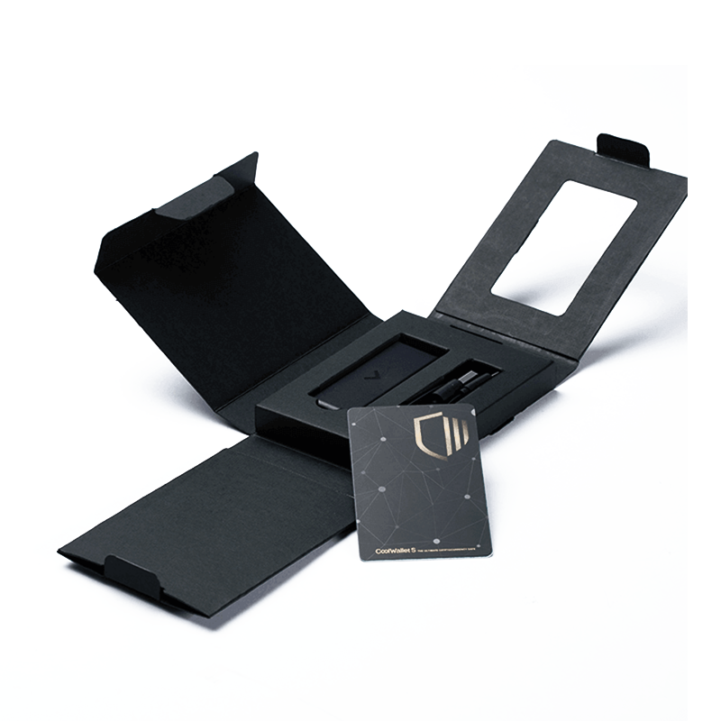 CoolWallet S - Secure Bluetooth Bitcoin & Cryptocurrency Hardware Wallet | Cold Storage for BTC, ETH, XRP | Mobile Crypto Management for Travel & Daily Transactions