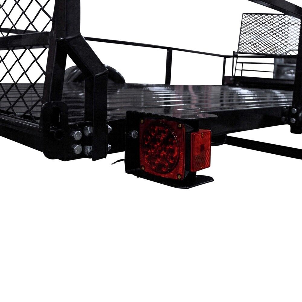 DK2 MMT6X10 6 ft. x 10 ft. Single Axle Utility Trailer Kit - 1950 lb Capacity Heavy Duty Drive-Up Gate for ATV, Motorcycles & Equipment Hauling - Perfect for Farm, Construction & Outdoor Adventures