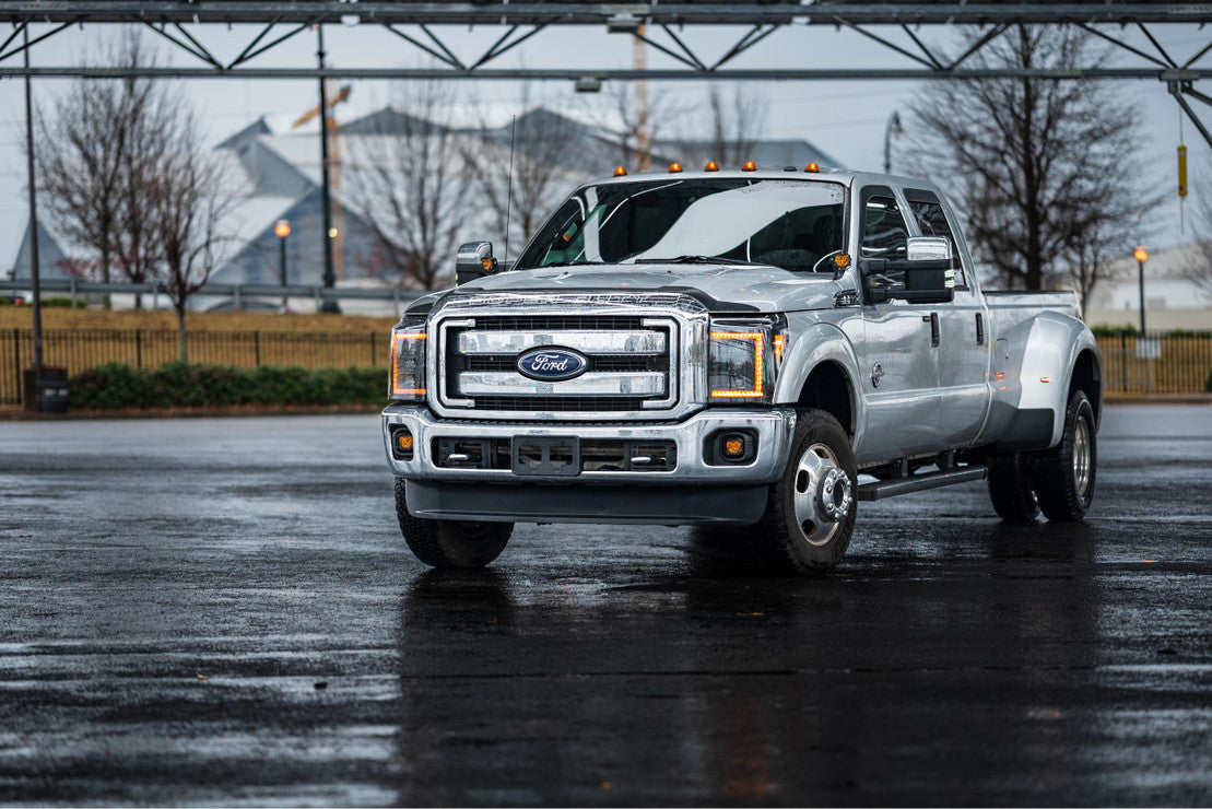 2011-2016 Ford Super Duty XB LED Headlights with Amber DRL - High Performance Off-Road Lighting for Trucks & Night Driving