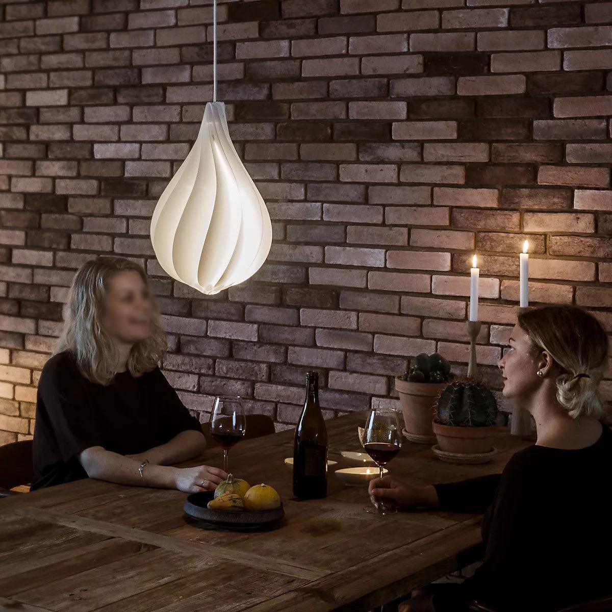 Modern Alva Pendant Light - Sleek Minimalist Ceiling Lamp for Kitchen Island, Dining Room & Bedroom Lighting | Dimmable LED Hanging Light Fixture with Adjustable Height