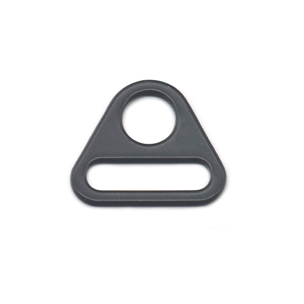 10 Pcs 25mm (1 Inch) Heavy Duty Metal Triangle Buckle Swivel Clip Rings - Adjustable for Bags, Belts, Leather Straps & Ribbon Crafts - Perfect for DIY Fashion Accessories, Pet Collars & Outdoor Gear