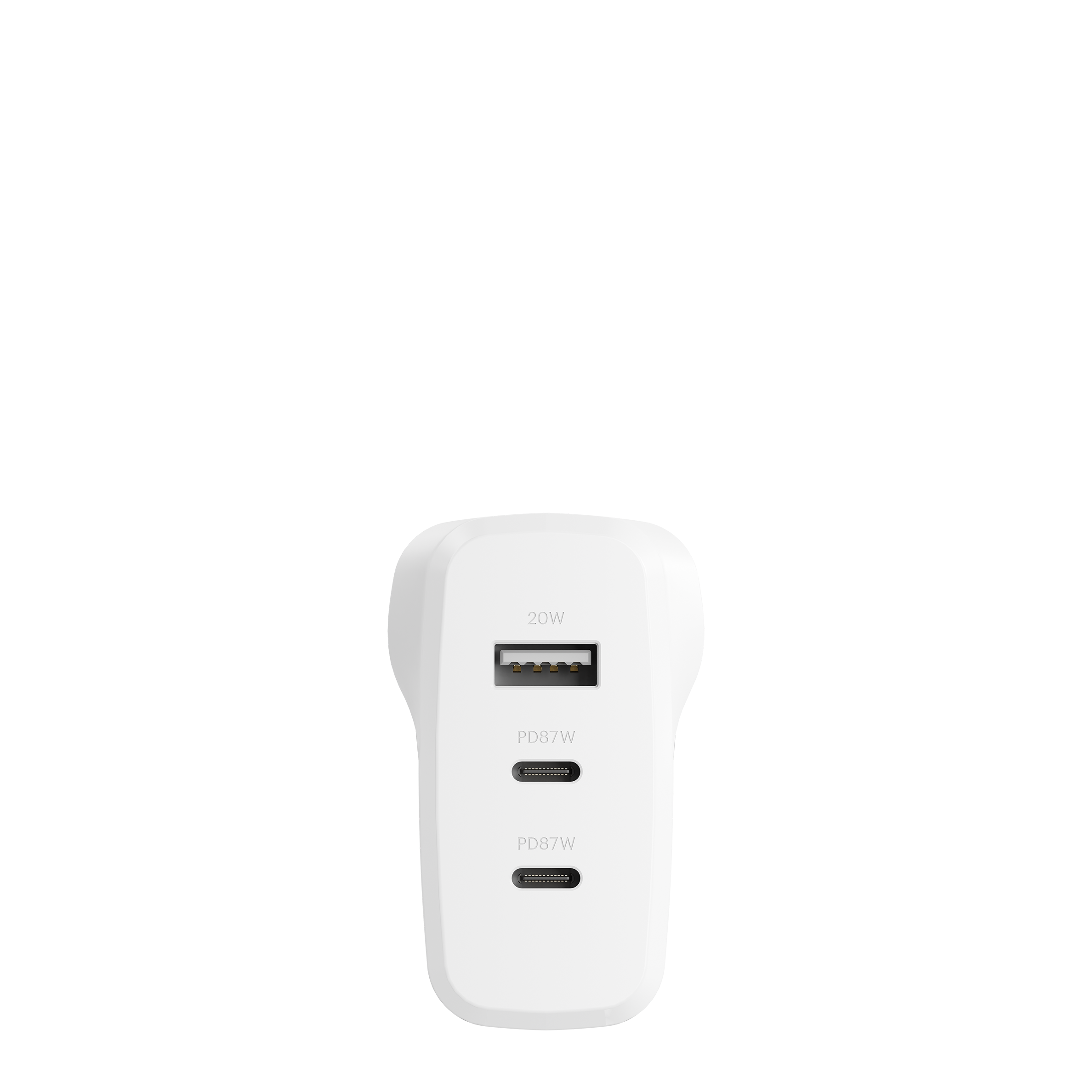 87W Multi Port USB C Wall Charger Fast Charging Block for iPhone 15/14/13, Samsung Galaxy, iPad, MacBook - Compact Travel Charger for Home, Office, Car & Airplane