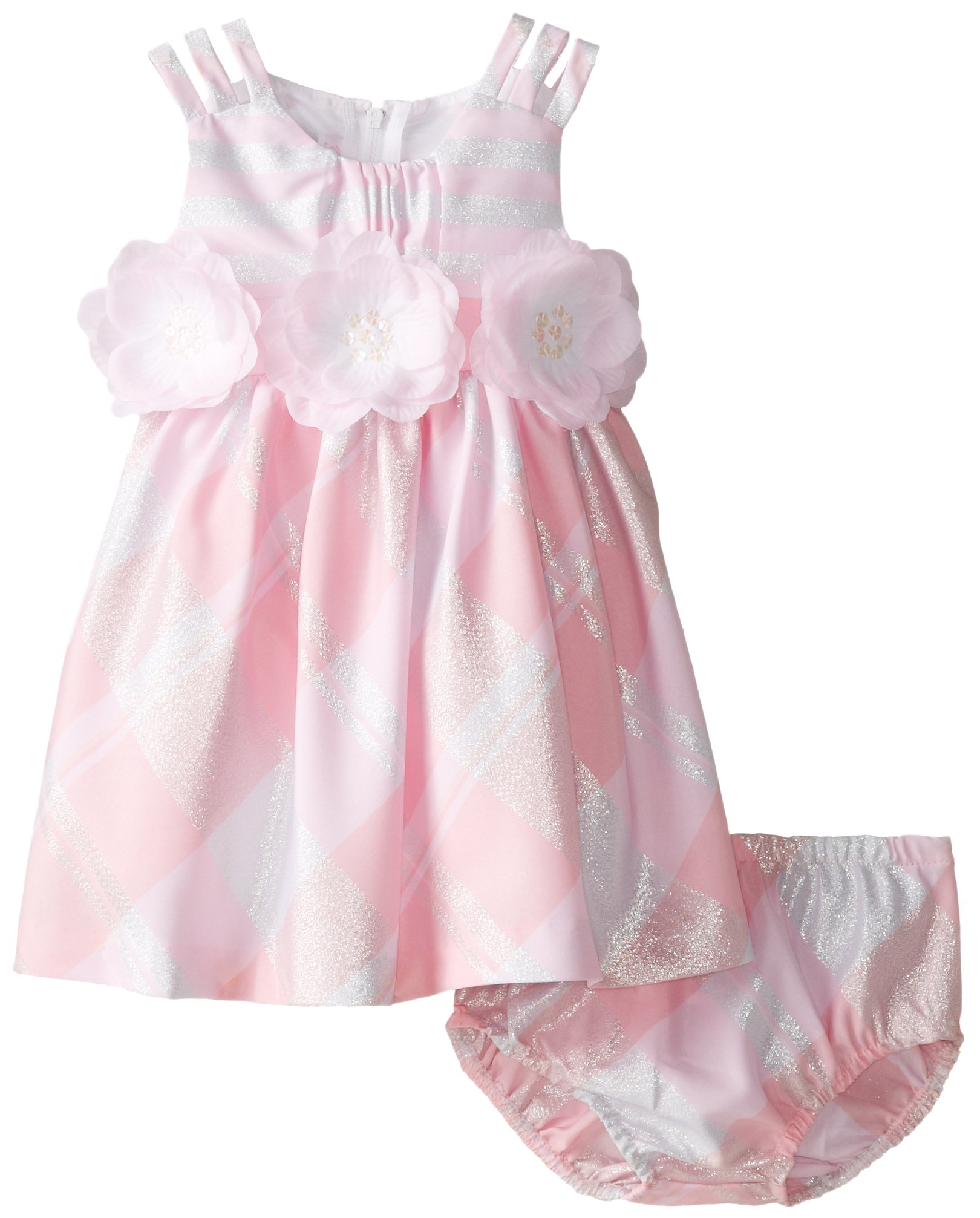 Bonnie Baby Girls Taffeta Party Dress for Special Occasions