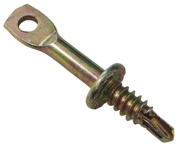 2in Eye Lag Screw with 1/4in Hole - Heavy Duty Sheet Metal Fasteners (100pc Box) - Perfect for Hanging, Securing & DIY Projects