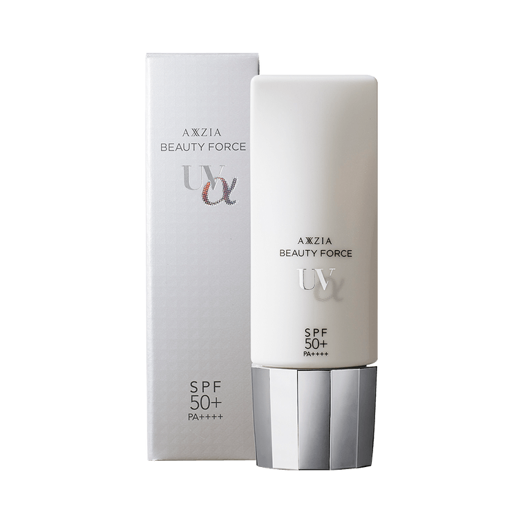 AXXZIA Beauty Force UV Alpha SPF50+ Triple Sunscreen Cream 40g - Broad Spectrum Face & Body Sun Protection for Daily Use, Outdoor Activities & Beach Days