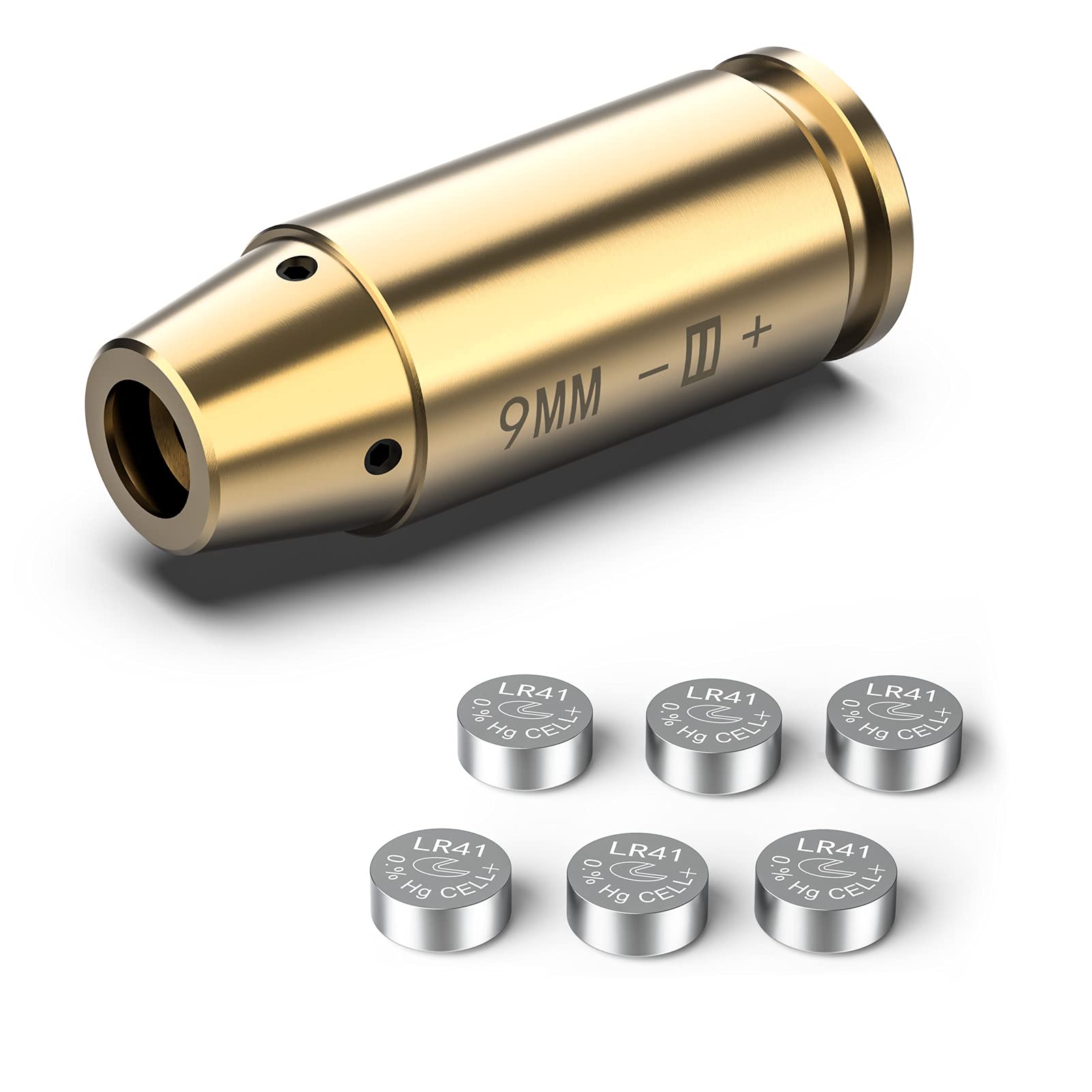 Feyachi Red Green Laser Bore Sight for 9mm, 12 Gauge & .223/5.56mm - Precision Boresighter with 3 Battery Sets | Perfect for Rifle, Shotgun & Pistol Zeroing at Range or Hunting