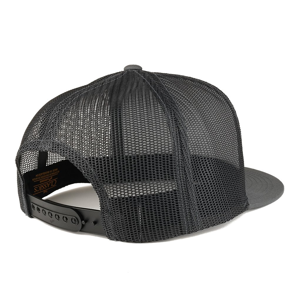 Oversize XXL Maryland State Flag Patch 5-Panel Snapback Mesh Cap - Charcoal | Patriotic Hat for Sports Fans, Outdoor Activities & Casual Wear
