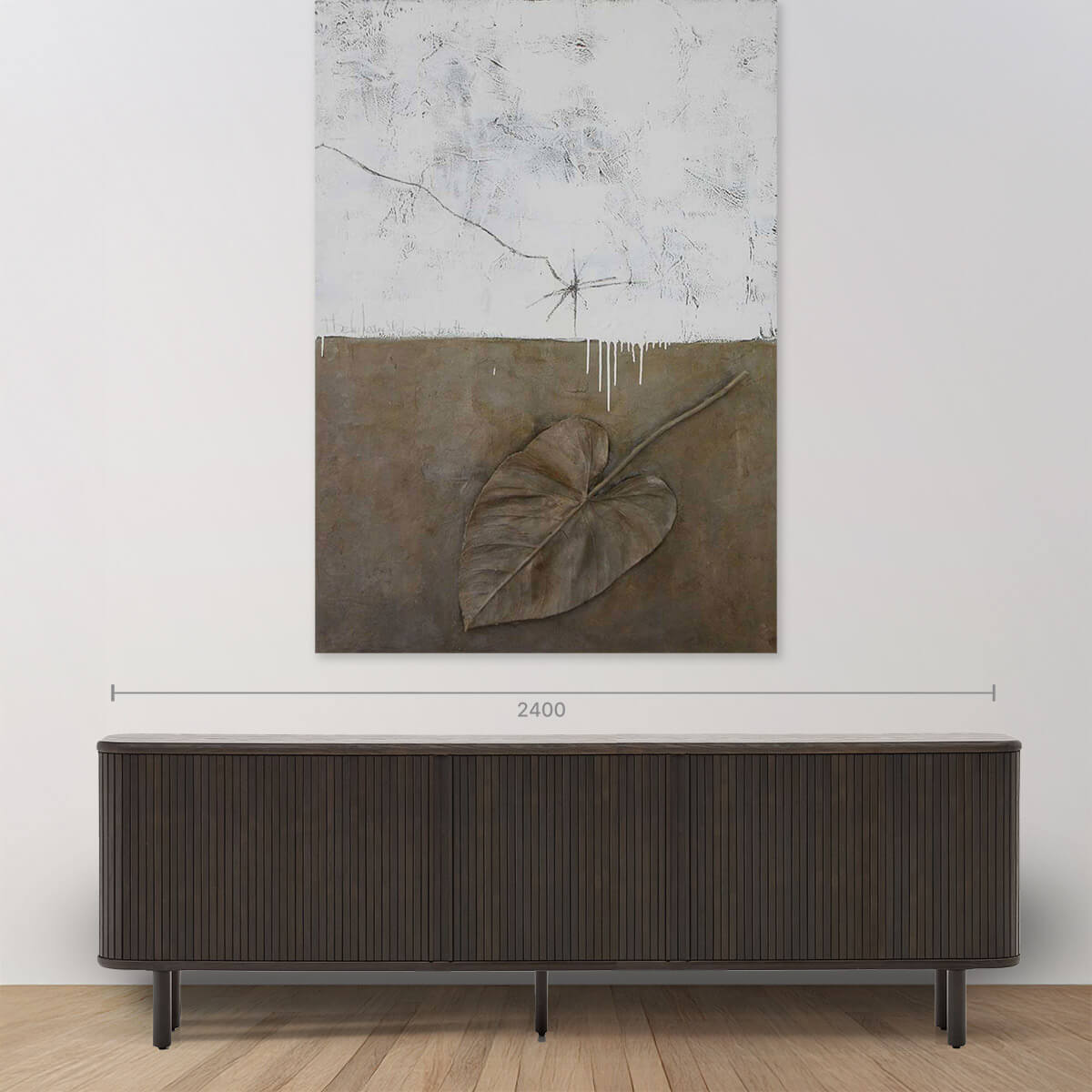 Winter Concrete Wall Sculpture - Modern Abstract Art for Home & Office Decor - Perfect for Living Room, Bedroom, or Office Wall Art