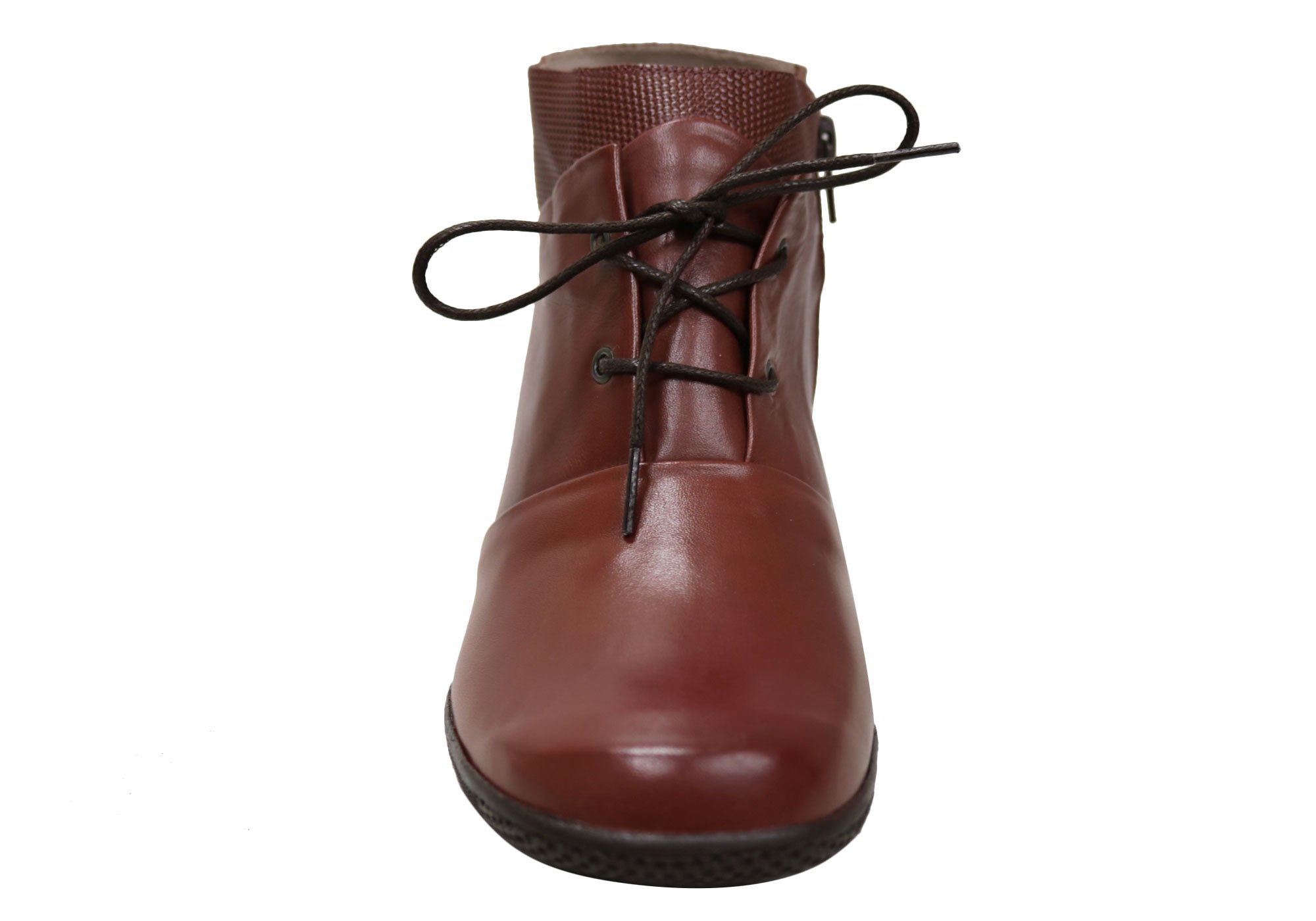 J Gean Angie Women's Comfortable Leather Ankle Boots - Made in Brazil - Perfect for Work, Casual Wear & Fall Fashion