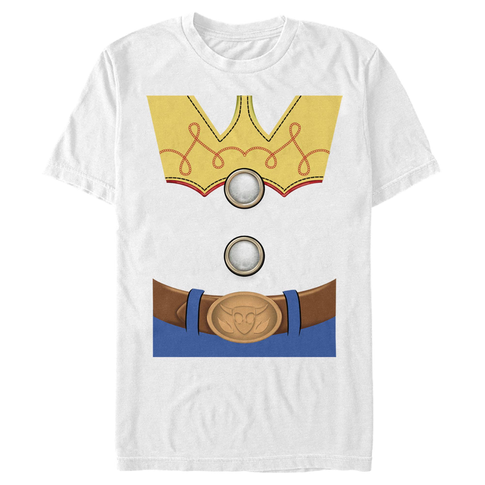 Men's Toy Story Jessie Costume T-Shirt - Official Disney Pixar Graphic Tee for Halloween Cosplay & Movie Fans