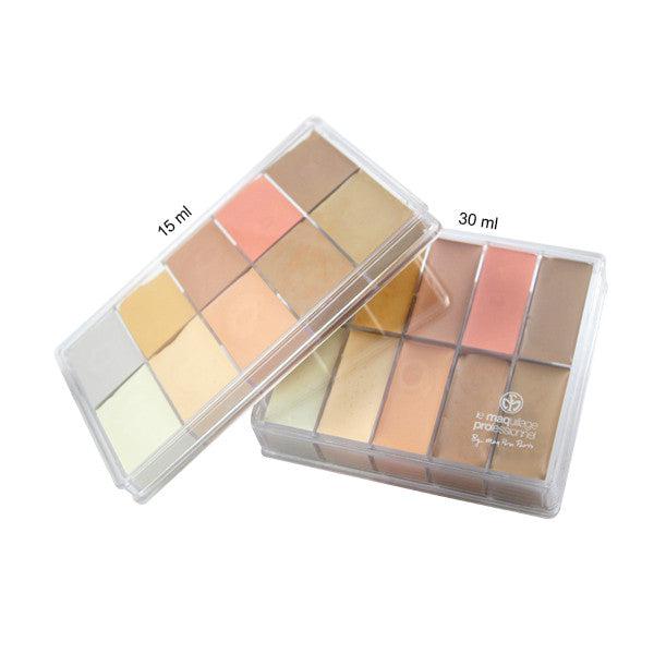 Maqpro Fard Creme Palette PP01 - 15ml Professional Cream Makeup Palette for Contouring & Highlighting - Perfect for Bridal, Photo Shoots & Stage Makeup