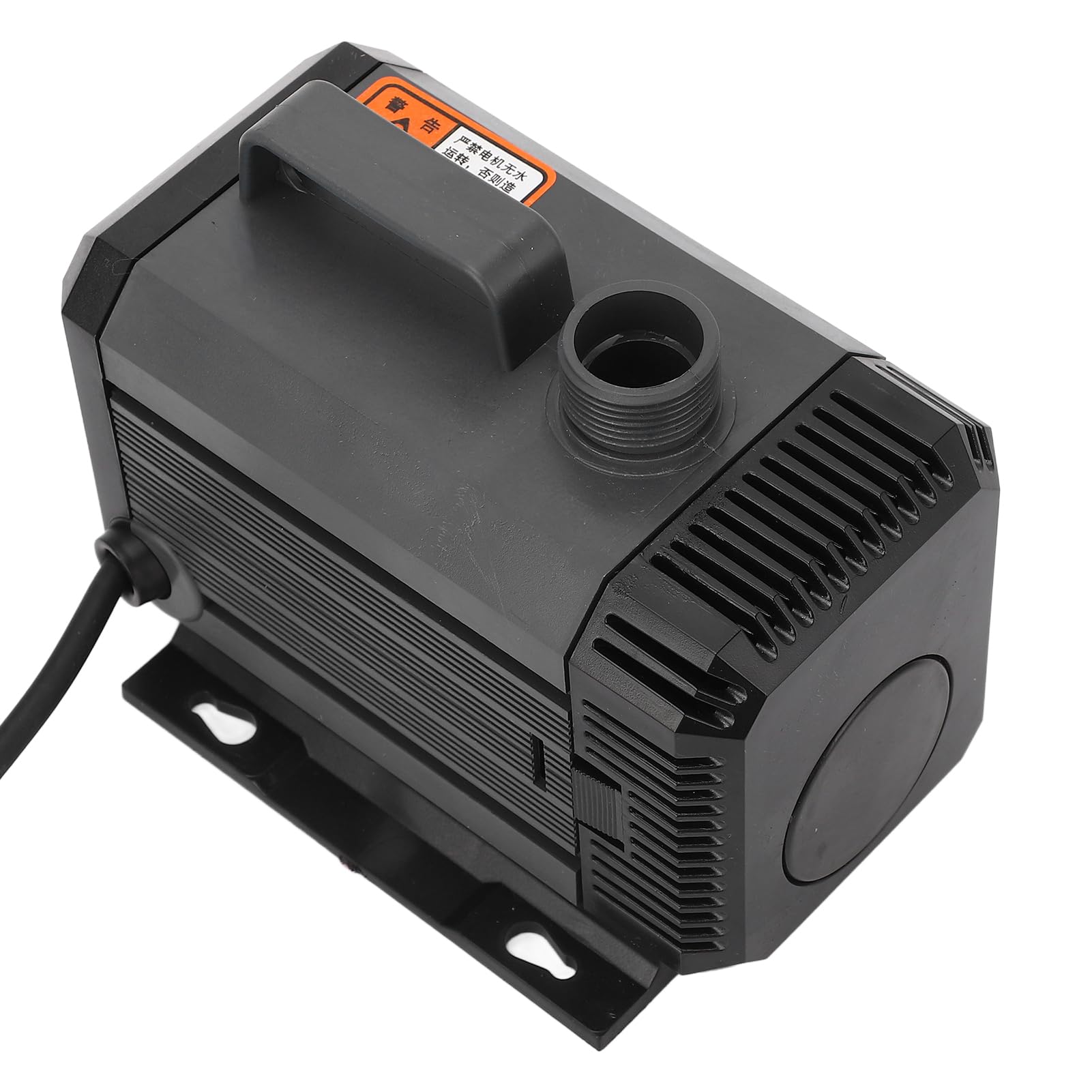 Adjustable Submersible Water Pump 2000L/H, 55W Super Quiet 200-240V Pond Pump with 2 Nozzles for Waterfalls - Easy to Disassemble for Outdoor Fountain, Aquarium & Garden Decoration