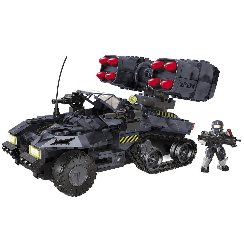 Mega Bloks Halo Covert Ops UNSC Wolverine Building Blocks Set - Military Vehicle Toy for Kids & Collectors - Perfect for Creative Play & Halo Universe Fans