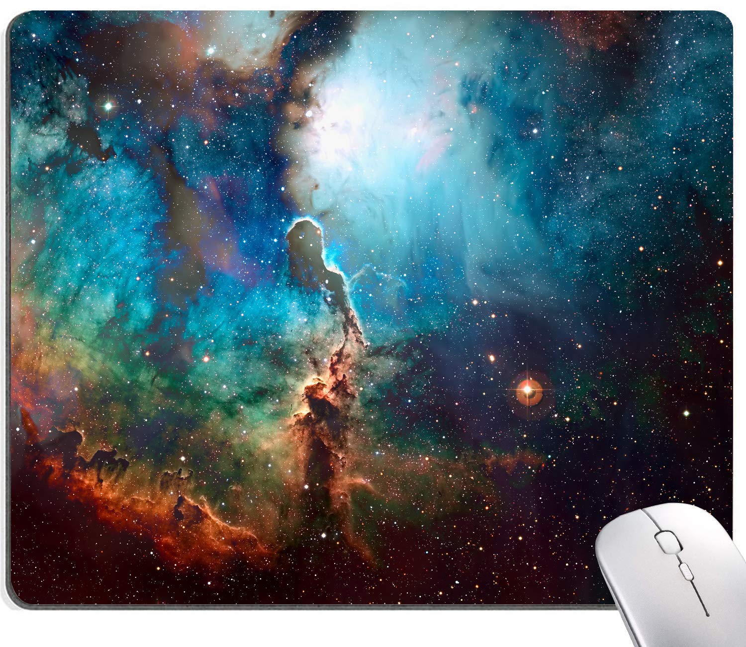 Galaxy Mouse Pad Non-Slip Rubber Base - 9.5