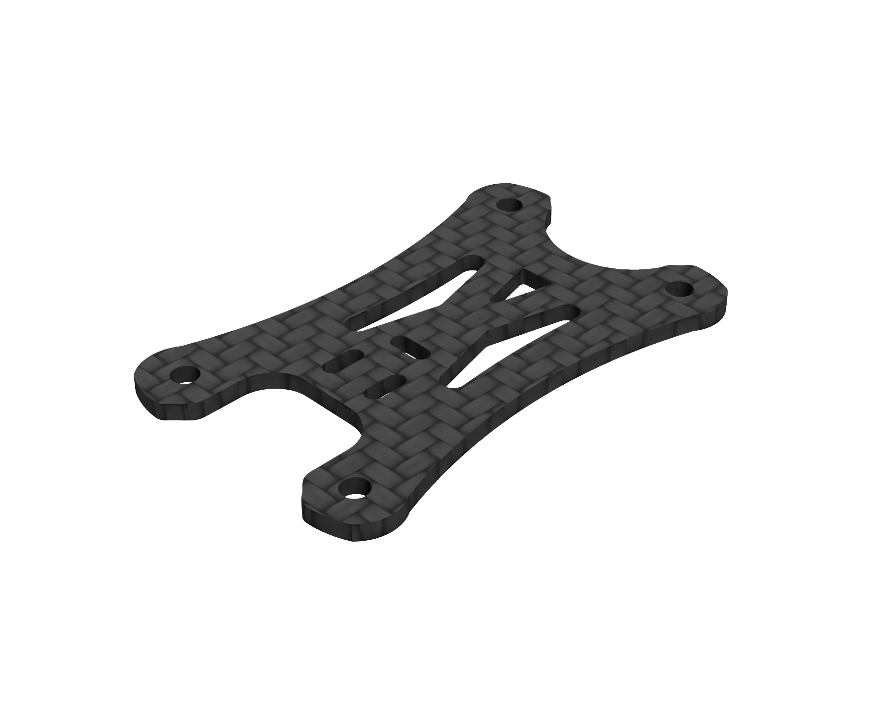DinDrones Typhon V7 T700 Carbon Fiber Plates - High-Performance Drone Parts for FPV Racing & Aerial Photography