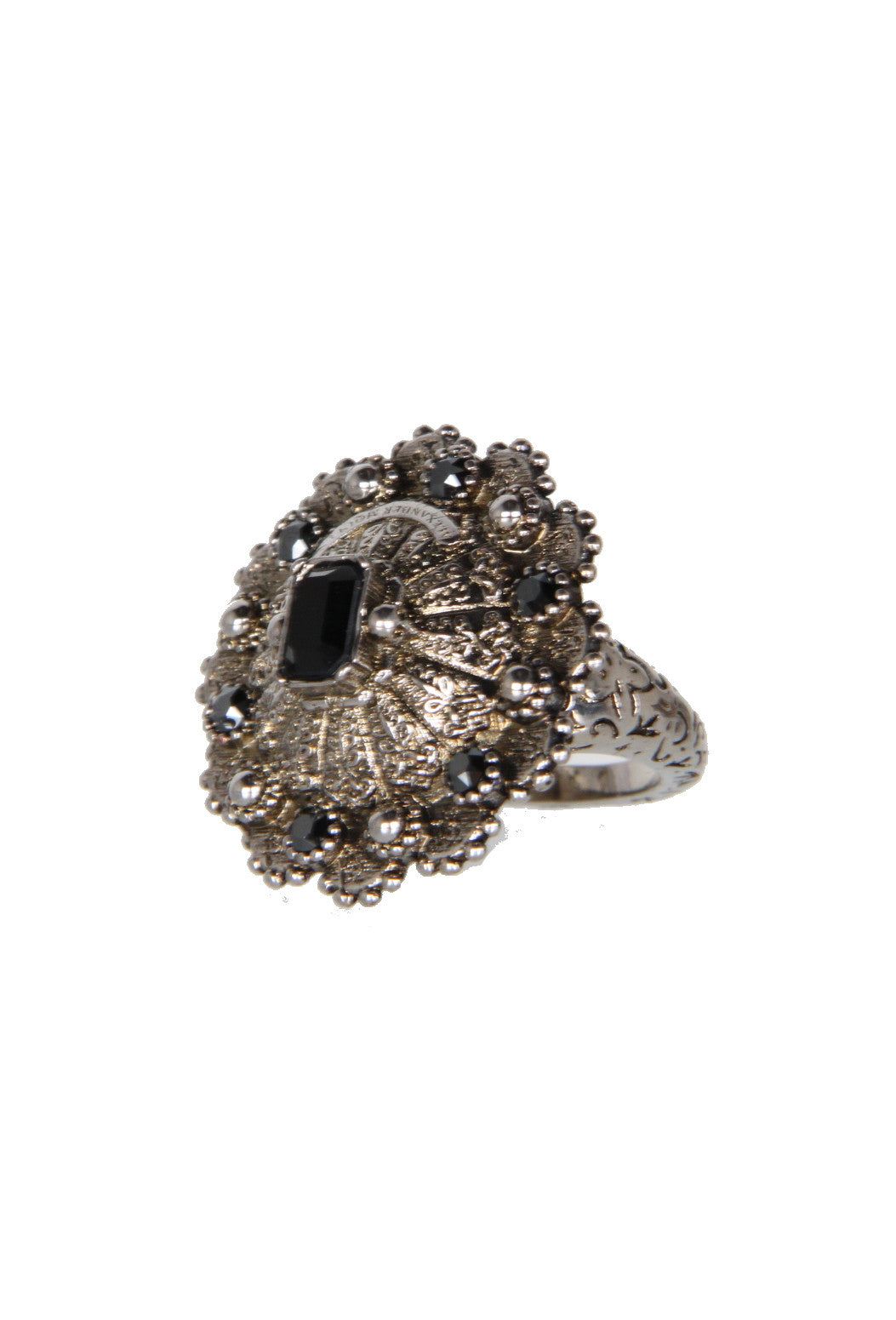 Elegant Silver Jewel Round Ring for Women - Perfect for Weddings, Parties & Everyday Wear
