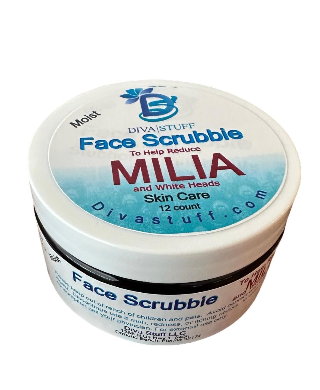 Original Facial Scrubbies for Stubborn White Bumps & Exfoliation - 12 Pack | Gentle Exfoliating Pads for Smooth Skin | Perfect for Daily Skincare Routine & Spa Treatments
