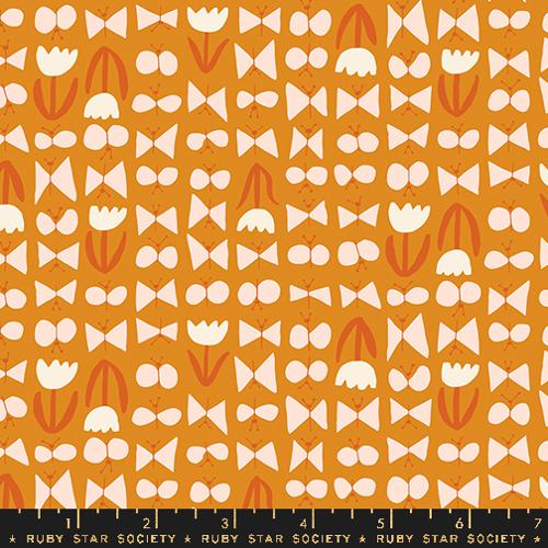 RS3081-14 Butterflies Turmeric Fabric by Ruby Star Society - Premium Quilting & Sewing Material for DIY Crafts, Home Decor, and Fashion Projects