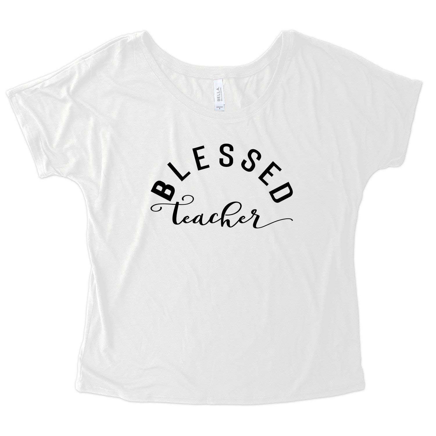Blessed Teacher Slouchy Tee - Comfortable Casual Wear for Educators