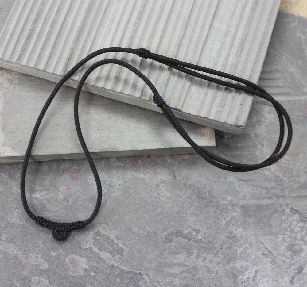 Adjustable Thai Amulet Necklace - 2mm Cord for Single Amulet - Perfect for Spiritual Protection, Meditation & Buddhist Devotion
