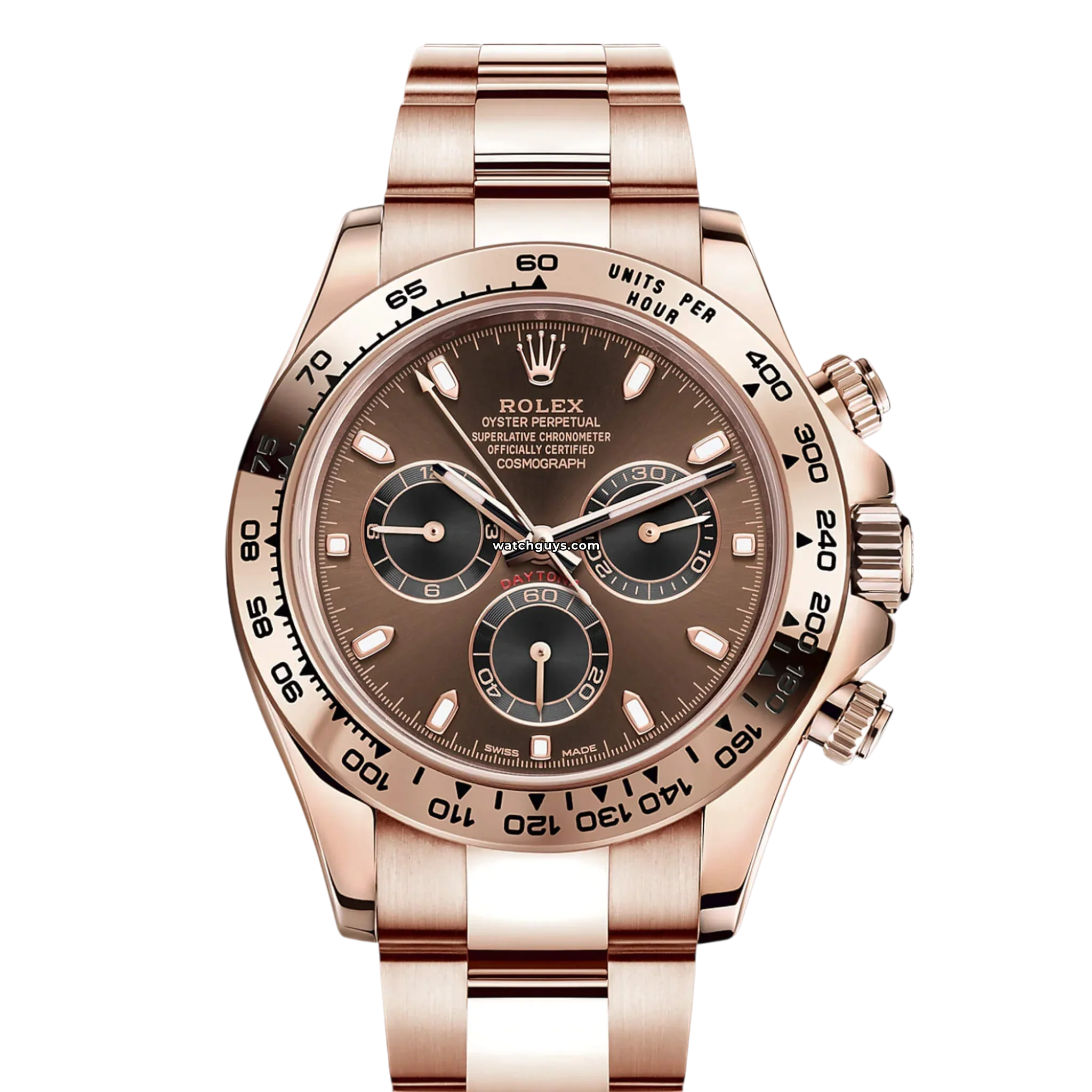Authentic Rolex Daytona 116505 18K Rose Gold Chocolate Dial Men's Luxury Watch - Perfect for Business Meetings, Special Occasions & Watch Collectors