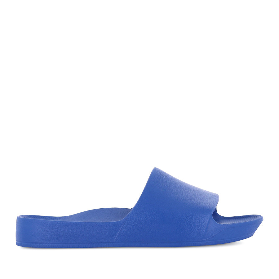 Comfortable Arch Support Slides in Capri Blue - Perfect for Indoor, Outdoor, and Post-Workout Relaxation