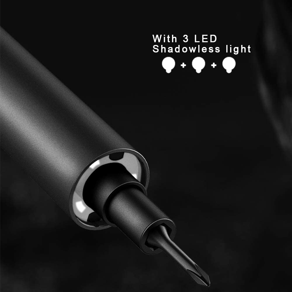 Wowstick 1F+ 64-in-1 Electric Screwdriver Kit - Cordless Lithium-ion Rechargeable LED Precision Screwdriver with Dual Speed Modes - Perfect for Electronics Repair, DIY Projects, and Home Maintenance