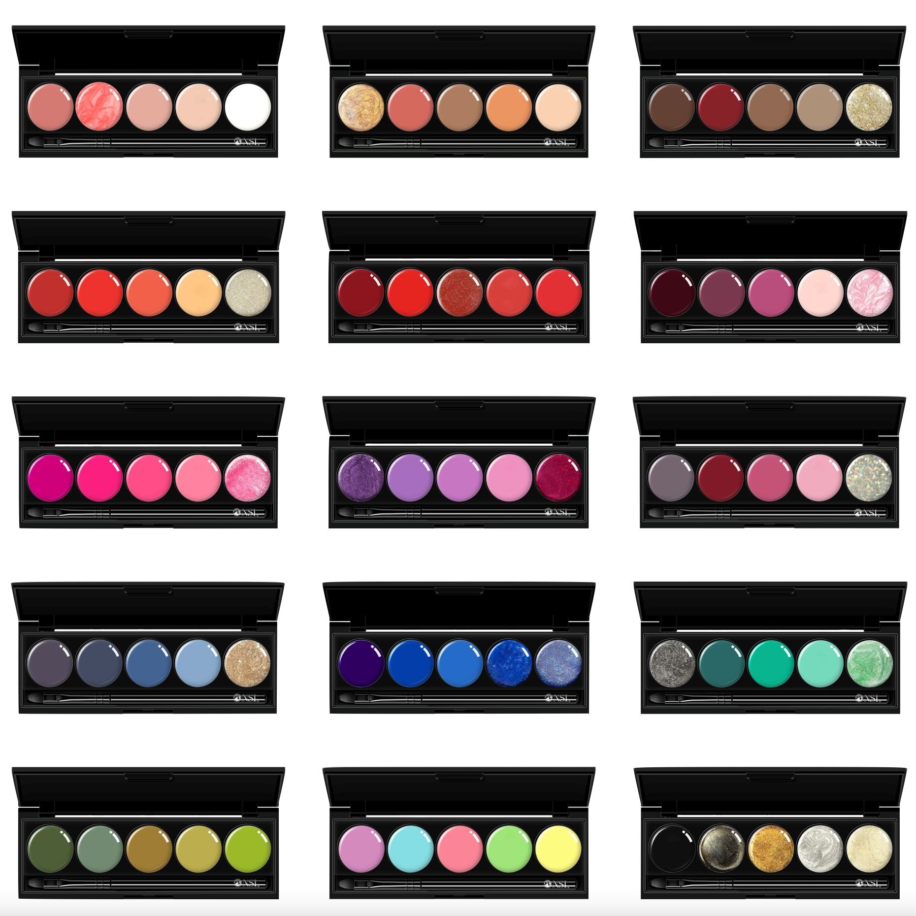 Pack 15 Colour Palettes 5in1 (01-15)