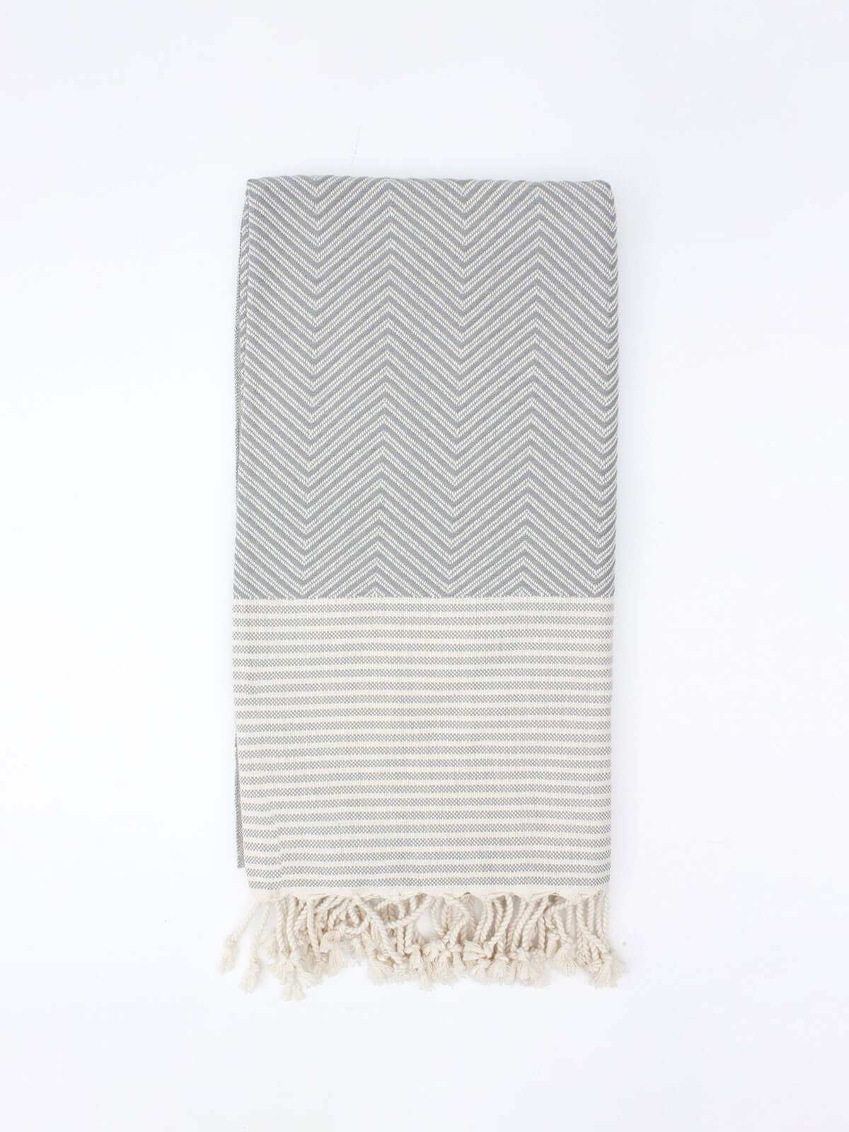 Premium Malibu Hammam Towel - Soft & Absorbent Turkish Bath Towel in Elegant Grey | Perfect for Spa, Beach & Home Relaxation