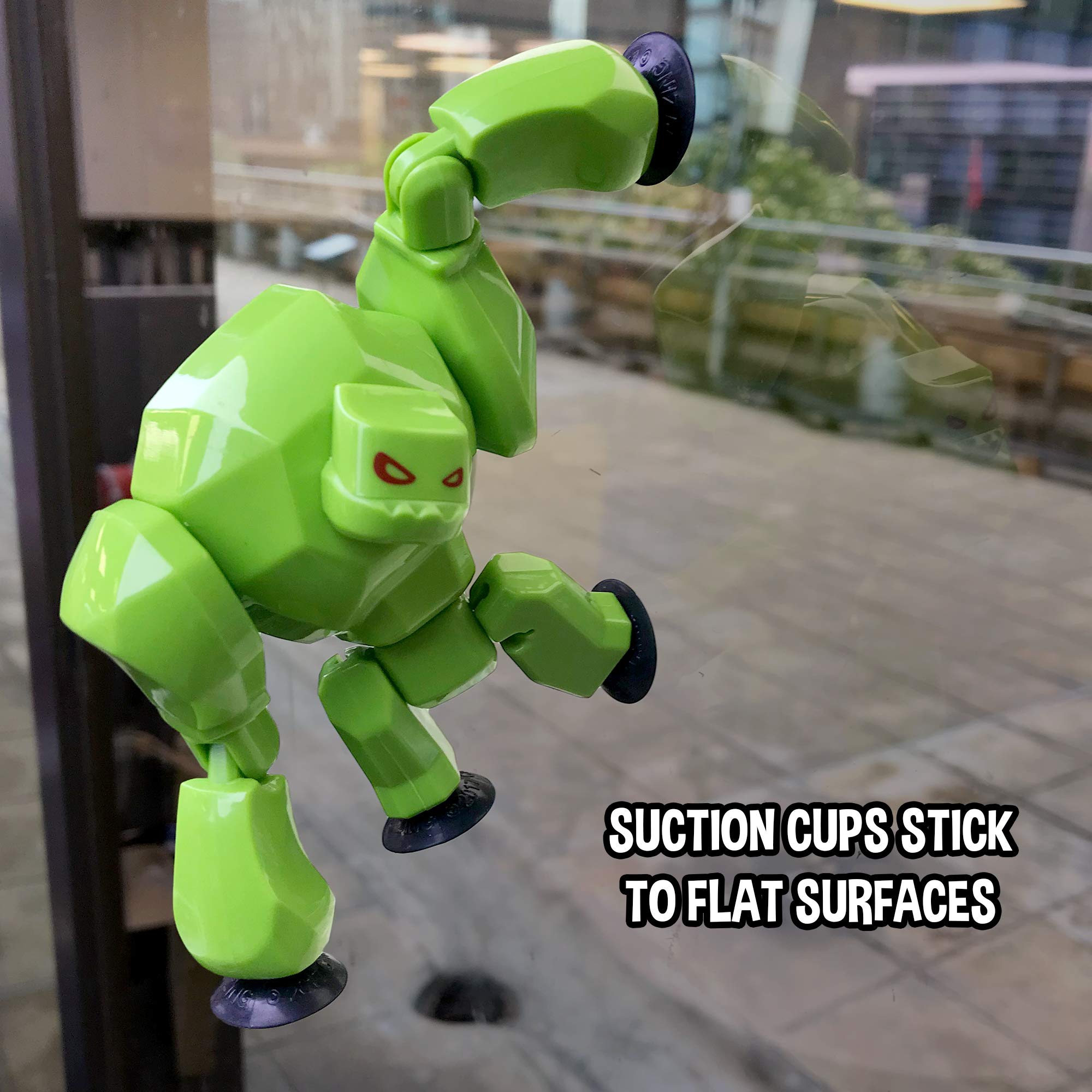 StikBot Zing Mega Monsters 3 Pack - Poseable Action Figures Set (Cerberus, Gigantus & Scorch) for Kids & Collectors | Perfect for Stop Motion Animation, Creative Play & Display