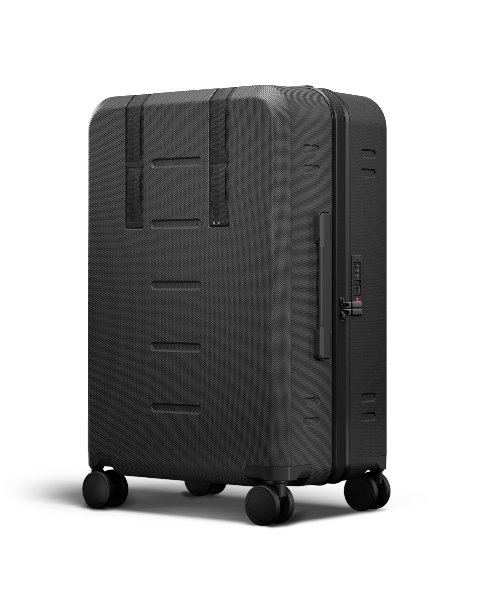 DB Journey Framework Medium Check-in Luggage - Lightweight Spinner Suitcase for Travel, Business Trips & Vacations (20-24 Inch Carry On)